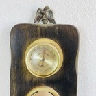 Vintage Springfield Eagle Top Thermometer Barometer Humidity Weather Station