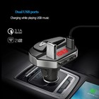 Bluetooth 5 0 Car Wireless Fm Transmitter Adapter Usb Charger Earpiece Headphone