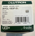 Lutron Aycl-153p-bl Ariadni Led  Toggle Dimmer Black 150w Led 600w Sp 3w Nos