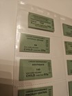15 1980s Vintage London Underground Train Tickets Various Stations Child Fare 
