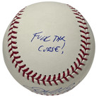 Doug Mientkiewicz Signed Romlb Baseball W  3 Ins Beckett Witness Bas Coa