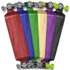 Yocaher Drop Down Blank Longboard Complete - Stained Purple