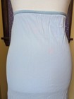 Vintage 60 s 70 s Vanity Fair Baby Blue Half Slip Lingerie Lace Size Xs s