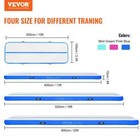 Gymnastics Air Mat 196 1 X 39 8 X 4 In  Inflatable Tumbling Mat For Training Blu