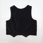 Vintage Sesame Street Big Bird Black Velvet Vest Toddler Size 2t