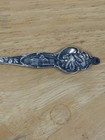 Vintage Sterling Silver 14g Souvenir Spoon Oklahoma City State Seal Native Corn