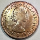 1961 Australia 1 Penny  Elizabeth Ii Perth Mint Unc bu Uncirculated   1 Coin 
