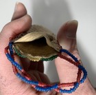 Antique Native American Plains Indians Beaded Hide Knife Sheath