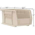 Akro-mils 30230 Akrobins Plastic Storage Bins  11 x5 x5   Red  12-pack