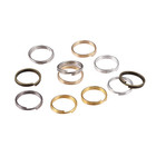 20-200pcs bag 4-25mm Open Jump Rings Double Loops Split Rings Connectors For Diy