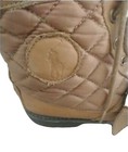Vtg Ralph Lauren Polo Ranger Ii Boy s 5 Tan High Quilted Shaft Leather Boots