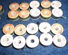 American Thread Co Bobbins Lot Of 25 Vintage Star 12 Paper Wound Black Style G