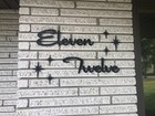Mid Century Cursive House Numbers  Regular Size House Number  Modern Address