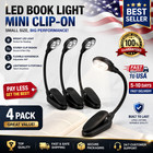 Led Book Light Mini Clip-on Flexible Reading Lamp Portable Desk Night Light