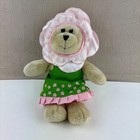 Starbucks Bearista Bear 92nd Edition 2010 Spring Flower Collectible Plush Bear