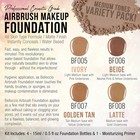 Medium Color Shade Foundation Set - Professional Cosmetic Airbrush Makeup In    