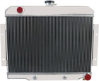 3 Row Aluminum Radiator For 1972-1986 Jeep Cj5 Cj6 Cj7 Scrambler Chevy 350 L4   