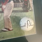 Bay Hill Invitational Arnold Palmer Autographed Picture And Golf Ball Display
