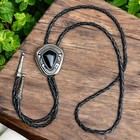 Totem Mens Bolo Tie Bridegroom Wedding Necklace Western Cowboy Necktie