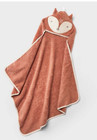 Baby Hooded Towel -      Fox      Cloud Island    Brown New  