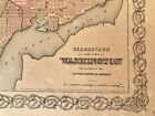 Antique Colored Map - Georgetown   The City Of Washington - 1855 Colton Map