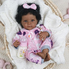 Realistic Reborn Baby Dolls Black Girl 18 Inch African American Doll