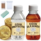 Coin Cleaner   Protector Kit For Collectors   Safe For Gold  Silver  Copper Coin