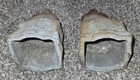  Vintage Cast Iron Fence Post Finials Topper Cap Square Base Antique 26aa
