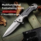 Tactical Folding Pocket Knife     9   Stainless Blade     Edc Survival
