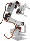 Robotic Arm Kit Silver Rot3u 6dof Aluminium Robot Arm Mechanical Robotic Clamp