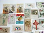 Antique Victorian 1900s Valentine s Card Christmas Easter Postcard Vtg Lot 41