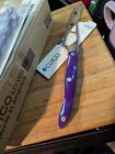 Cutco New Purple 1764 Cheese Knife W  Sheath Ltd  Edition Alzheimer s Awareness