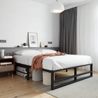 Sha Cerlin Twin full queen king Size Metal Bed Frame  14 Inch-lightning Deals
