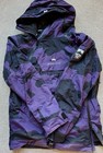 Montec Men s Hooded Softshell Ski Jacket Purple black Camo Zip Pockets L