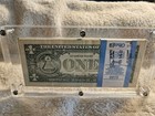  60 Quality Usa  3 Pack Rounded Corner Acrylic    Case Currency Holder 100 Bill