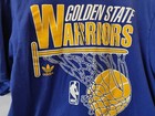 Adidas Golden State Warriors T Shirt Men   s Xl Nba Stained 1991