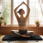 6x2 Folding Gym Mat Exercise Mat 2  Thick Gymnastics Tumbling Mat For Yoga Black