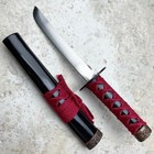 Mini Japanese Samurai Sword Fixed Blade Letter Opener Katana Knife W  Stand New