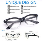 Cat Eye Vintage Retro  ombre  Women Eyeglasses Bambi Blue Light Lens Shadz Gafas
