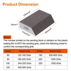 6pcs Sanding Sponge Blocks 100   240-320 Grit  Sanding Block 4 x2 8 x1 