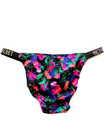 Victorias Secret Very Sexy Shine Strap Bikini Panty Tropic Multicolor Floral Nwt