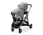Graco Unisex Double Travel System Stroller  Folding  Gray black