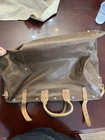Klein Tools Leather Tool Bag 6068 Vintage Original Lineman Leather Straps Used