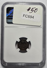1908 Canada 5 Cents Ngc Xf 45 Certified Coin