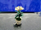 Potted Easter Lily Dollhouse Miniature 1 12 Scale - Fast Us Shipper