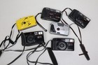 Lot Of 6 Film Cameras - Nikkon Pentax Vivitar Panorama - Untested For Parts