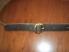 Musket Sling 1 1 4  Brass Buckle 18th Century Reproduction Brown Tie