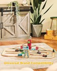 52-piece Wooden Train Track Lot Railway Set Thomas The Train Brio Accessories