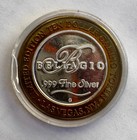Bellagio    2001 Limited Edition    ten Dollar Gaming Token     999 Fine Silver    