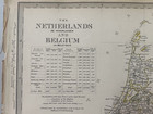 1843 Map Of Netherlands Belgium Sduk Holland Flanders Antique Engraving